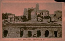 Roma Italy Tempio di Venere e Roma Arco di Tito Postcard picture
