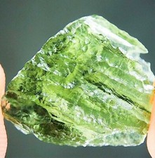 METEORITE MOLDAVITE GREEN IMPACT FRAGMENT TEKTITE METEOR STONE SPACE ROCK PIECE picture