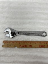 Utica Tools 8” Adjustable Wrench Model No. 91-8 Vintage Forged Alloy Steel USA picture