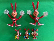 Vintage 1988 Domino's Pizza Avoid the Noid Figure PVC 3 & 6 Inch Lot Of 5 picture