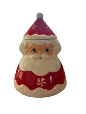 Johanna Parker Santa Claus Canister Chubby Magenta Carnival Cottage Christmas picture