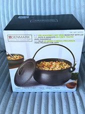Viral Costco Denmark 6 Quart Cast Iron Cauldron 2026 Halloween Rare In US picture