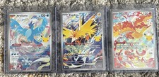 Pokemon 30th Anniversary Legendary Birds Articuno Zapdos Moltres Lot of 3 picture