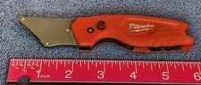 Red MILWAUKEE Fastback Folding Utility Knife; Model 48-22-1500 picture