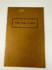 Vintage 1926 The Log Cabin Magnolia Iowa Harrison County Pioneer Memorial picture