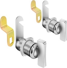 Cam Lock Thumb Operated Offset, 1-1/8” Cabinet Locks 2PCS RV Compartment Lock... picture
