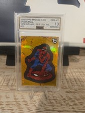 2025 TOPPS MARVEL COMIC BOOK HEROES- SPIDER-MAN - 1975 GOLD /50 AGS GEM-MT 10 picture