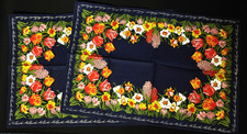 Vintage Kemtrade Holland 100% Cotton Placemats Tulips 19 