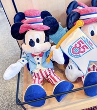 Disney Parks 2026 Walt Disney World 55th Anniversary Mickey Mouse Plush Toy New picture