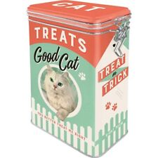 Nostalgic-Art - Metal Food Coffee Sugar Storage Tin Container Box - Good Cats picture