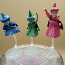 Disney Tomy Choco Egg Sleeping Beauty Flying Good Fairies Figures Flora Rare picture