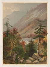 Centre Harbor New Hampshire Red Hill 1900s Landscape View Distant Lake picture