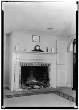 Franklin Park NJ Williamson House 1938 Interior Fireplace Detail Living Room picture
