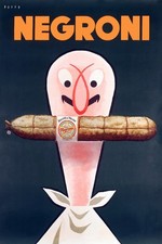 Negroni Vintage Salami Ad Poster 🍖 1950s Art - 16x24” 💎 picture