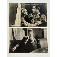 Scarce 1920s Rudolph Valentino Postcards, Young Rajah, Sainted Devil, Hollywood picture