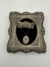 Vintage Locket  Framed Ornamental By the Vintage Victorian Collection Silver picture