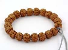 ShivaRatna Rudraksha Bracelet 5 Mukhi Rudraksha Adjustable Size picture