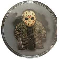 Jason Voorhees Friday the 13th 1 oz .999 Copper Collectible Coin in Capsule picture