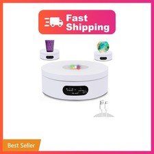 YVV Rotating Display Stand, Spinning Display Stand with Colored Lights, Light... picture