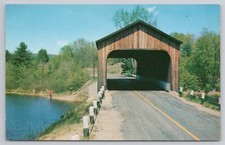 Postcard Monadnock Region of Southwestern New Hampshire Covered Bridge picture
