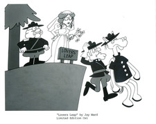 Dudley Do-Right Lovers Leap 8x10 Promo Photo of Production Cell by Jay Ward S12 picture