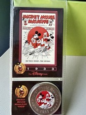 Disney Decade Coin #51 - 1933 Mickey Magazine & Minnie Mouse picture