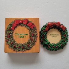 Avon 1983 Captured Moments Frame Christmas Ornament picture