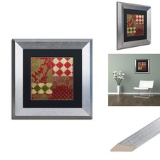 Trademark Fine Art ALI4386-S1111BMF Merry Christmas Patchwork II, 11x11