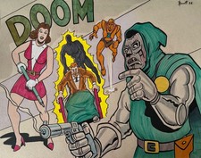 2 DOOMS.     MIKE BENNETT'S  ORIGINAL  ART   (2026) 5/18/26 TAN picture