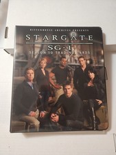 VHTF Stargate SG1 S10 Binder Complete 72 Card BS, Ark of Truth & Women of SG Set picture