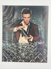 1999 Magazine AD Skyy Vodka Vintage Bar Advertisement Liquor Poster Sign Paper picture