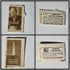 1948 Topps Magic Photos Misc Lot - 5 Cards (Eisenhower, Landmarks, Dogs) picture