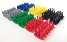 Napoleonic Miniature Navy Sailing Ships: Plastic Sailboat Figurines: Red, Blue, picture
