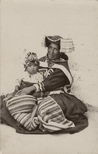 c. 1940's Indigenous Andean Woman with Child, Peru RPPC by Martin Chambi Jiménez picture