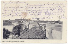 1901-1903 Philadelphia PA Girard Ave. Avenue Bridge UDB Early Antique Postcard picture