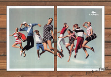 Lacoste Jumping Models Polka Dots Legs Print Ad 2008 2000s (2pgs) picture