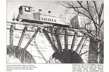 Adrian Michigan River Raisin Crossed By Conrail Locomotive 8987 Vtg Mag Excerpt picture