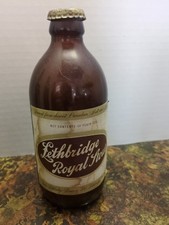 Lethbridge Royal Stout Beer Bottle w/Cap picture