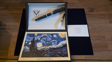 Visconti Van Gogh Starry Night Fountain Pen, Medium Steel Nib, KP12-04-FP, Box picture