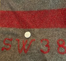 Vintage Pre WWII Era Original Authentic SW39 (1938) Swiss Army Wool Blanket picture