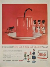 1959 Jello Print Ad, 76 Trombones Tiny Figurines picture