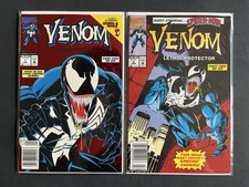 Venom: Lethal Protector #1 & 2 Newsstand Marvel Comics 1993 Key Lot Spider-Man picture