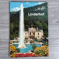 Vtg Travel Guide Booklet Linderhof Castle Palace Germany History Photos Gift picture