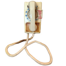 Vintage 1977 Western Electric Bell System 554BMP Rotary Wall Phone Military Base picture
