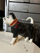 vintage philippines Filipino Folk Art Papeir Mache Dog sculpture Newspaper 1950s picture