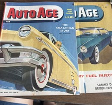 Feb. 1954 AUTO AGE Magazine - CARL OTTO - Austin Healey XK120 Fiat Triumph Lot 2 picture