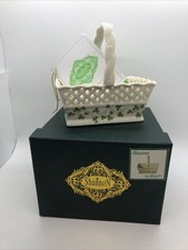 Shannon Porcelain By Godinger Shamrock Basket Twisted Handle 5
