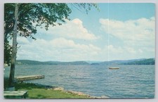 Lake Bomoseen Vermont Vintage Photochrome Postcard by Warren E. Case picture