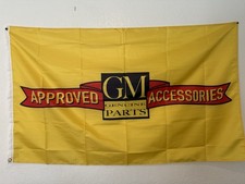 GM Genuine Parts Approved Accessories Chevrolet Cadillac Buick Banner Flag picture