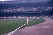 Sl49 Original slide 1967 Kodachrome Detroit Tigers baseball stadium Yankees 221a picture